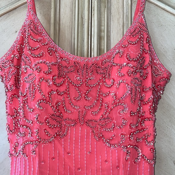 Alyce Designs Beaded Dress Gown prom wedding special event absolutely gorgeous - Picture 7 of 15